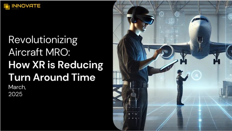 AR VR MR reducing aircraft MRO